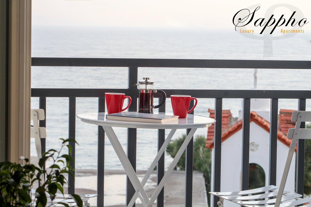 Sappho Plomari Aparthotel Exterior foto